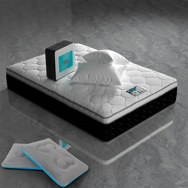 Colchon Individual Serta Preston Ortopedico + 2 Almohadas con Memory Foam Serta Perfect Dream Perfect Sleeper
