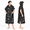 Camo Black, variant on Pink Unisex Adult Microfiber Surf Poncho Changing Robe Hooded Towel