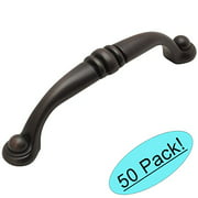Cosmas 2322ORB Oil Rubbed Bronze Cabinet Hardware Handle Pull - 3-3/4" Inch (96mm) Hole Centers - 50 Pack