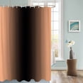 thumbnail image 3 of Fabric Shower Curtain Ombre Abstract Gradient Coral Pink and Black Shower Curtains with 12 Hooks Waterproof Machine Washable Bath Curtains for Bathroom, 72 x 84in, 3 of 6