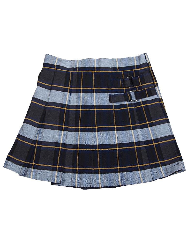French Toast Girls' Plaid Two-Tab Scooter Skirt