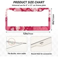 thumbnail image 4 of GZHJMY Valentine's Day Love Heart License Plate Frames 2pcs, Waterproof Aluminum Alloy Front Rear Tag Car License Plate Cover with Screw Cap Set for US Vehicles, 12 x 6 Inch, 4 of 7