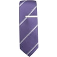 thumbnail image 1 of Alfani Cravate Auto-Nouée pour Hommes, Violet, Taille Unique, 1 of 1