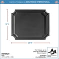 thumbnail image 2 of Minuteman International Decorative Cast Iron Fireback w/ Matte Black Finish, 2 of 4
