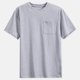 thumbnail image 1 of pstuiky camisetas de hombre, Suéter casual de manga corta con cuello redondo y diseño liso cómodo para hombre camisas casuales para hombre m, 1 of 3