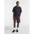 thumbnail image 2 of No Boundaries Men's & Big Men's Leopard Pattern Printed Denim Carpenter Shorts, 9" Inseam, Size 28-44, 2 of 5