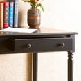 thumbnail image 6 of SEI Furniture Parker 2-Drawer Writing Desk in Satin Black, 6 of 7