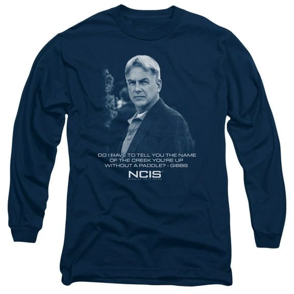 Ncis Creek Long Sleeve Adult 18/1 T-Shirt Navy