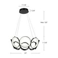 thumbnail image 4 of CH94824-AN-Kuzco Lighting-Oros - 78W LED Chandelier-7.88 Inches Tall and 24 Inches Wide-Antique Brass Finish, 4 of 7