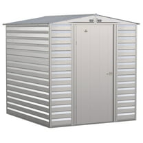 Arrow Select 6 x 7 x 7 ft Light Grey Shed