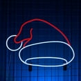 thumbnail image 3 of Handmadetneonsign Santa Hat Neon Sign, Christmas Santa HatWall Art Decor, Home Kid Room Wall Decor, 3 of 5