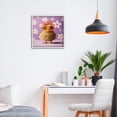 thumbnail image 3 of Stupell Industries Contemporary Bow Peep Groovy Chick White Framed Giclee Art, 12 x 12, by Lucia Heffernan, 3 of 8
