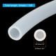 thumbnail image 2 of Tubería de silicona Uxcell 1/2" ID x 3/4" OD 1 rollo 10 pies manguera de silicona pura flexible clara, 2 of 6