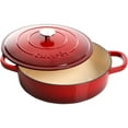 thumbnail image 4 of Crock Pot Artisan 5-Quart Braiser - Scarlet Red, 4 of 7