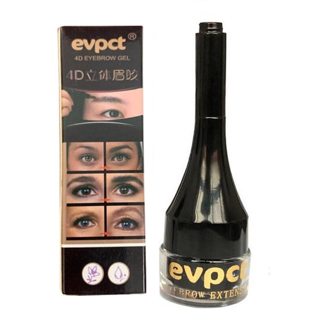 Extensiones de cejas 3D impermeables con fibra de gel para cejas