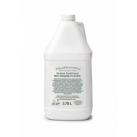 Pharmacopia Hydrating Conditioner, Natural & Organic, Vegan & Cruelty-Free, Lightweight with Shea Butter & Aloe, 1 Gallon Refill