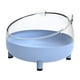 thumbnail image 3 of Caja de arena para baño de hámster, contenedor de baño de polvo para animales pequeños, jerbos transparentes Azul, 3 of 9