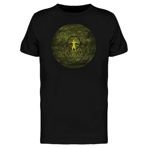 Symbol Silhouette Man Particles Tee Men's -Image by Shutterstock