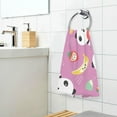thumbnail image 5 of Cartoon Panda and Fruit Towels, 2 PCS, Super Soft Absorbent Hand Towel Cotton Bath Towels for Bathroom Hotel Kitchen Spa Gym 16 X 28 Inches, 5 of 7