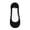 05# Black, variant on 5 Pairs No Show Socks for Women Non-slip Low Cut Liner Socks Invisible Ice Silk Socks White One Size