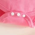 thumbnail image 6 of Newborn Baby Girl Summer Clothes Baby Girl Outfits Long Sleeve Top Plaid Suspender Skirt Floral Dress Headband Baby Clothes 0-3T, 6 of 7