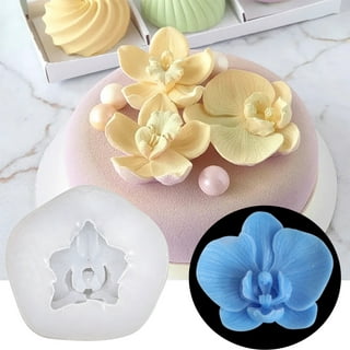 Amyandone Flower Silicone Mold, Small Plum Blossom Shaped Flower Molds with 70 Cavities for Making Chocolate/Candy/Gummy/Cookie/Jelly/Ice Cube/Edible Flowers
