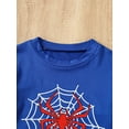 thumbnail image 3 of Fdqin 6 Pcs Boy Outfits Spider Print Boys Sweatsuit Long Sleeve Pullover Sweatshirt and Jogger Pant Sets 6pcs BRB（Spider Print） 4-5 Years, 3 of 7