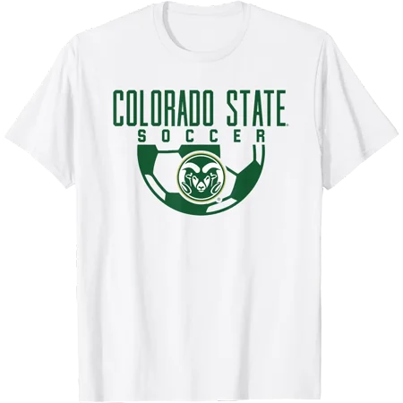 Colorado State University Rams Soccer Arch T-Shirt, Unisex T-Shirt