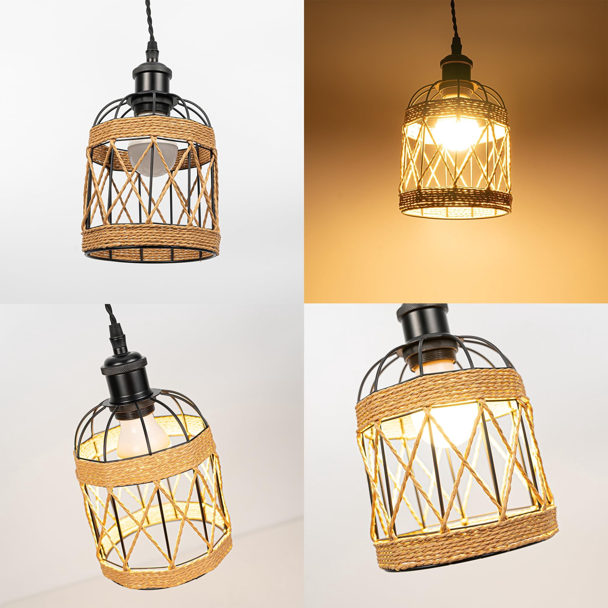 Kiven H-Type track lighting pendants Adjustable Height,1-Light Industrial Iron Cage h track pendant lights ,Decorative Track Lighting Fixture for Kitchen Island Hallway TB3603
