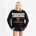 thumbnail image 4 of Women's Gameday Couture Black Tennessee Volunteers Oversized Level Up Black Label Premium Sweatshirt, 4 of 6
