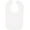 White/ White, variant on Rabbit Skins - Infant Contrast Trim Terry Bib - 1003 - White - Size: One Size