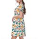 thumbnail image 2 of Disketp Travel Elements para Vestido de Manga Corta para Mujeres, Vestidos de Verano para Mujeres, Casual y Holgado para la Playa, 2 of 6
