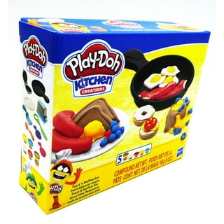 Play-Doh Kitchen Creations - Morning Cafe Playset with 8 Colors, Playmat,  Over 15 Tools