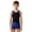 Navy Blue, variant on Kids Boys Ballet Dance Leotard Sleeveless Gymnastics Bodysuit with Shorts Set White 10