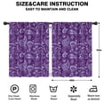 thumbnail image 2 of Blackout Kids Curtains,Purple Paisley Pattern Childrens Insulated Curtains Set Of 2,Bedroom Essentials,Toddler Room Decor 42x54in(106x137cm), 2 of 5