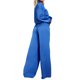 thumbnail image 4 of SAYOO Blusa de satén de manga larga y pantalones de bolsillo SAYOO  moda, 4 of 6