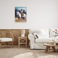 thumbnail image 3 of Stupell Industries Cowgirl on White Stallion Animals & Insects Painting White Framed Art Print Wall Art, 24 x 30, 3 of 9