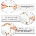 thumbnail image 5 of Rock Drum Stick Urn Pendant Urn Necklace for Men Stainless Steel Cross Drumstick Necklace, Drummer Music Charm Memorial Keepsake Jewelry, 5 of 7