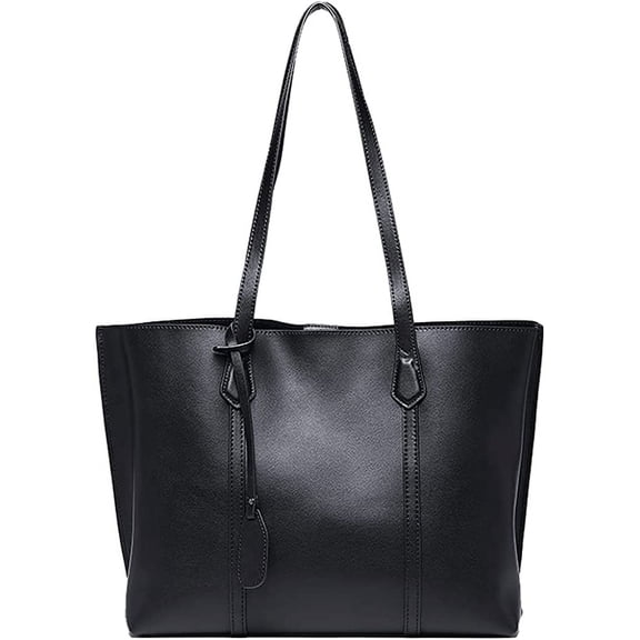 GOYJU Top Handle Satchel for Women Genuine Leather Tote Bag Large Capacity Handbag Fashion Purse
