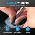 thumbnail image 3 of Nylon Universal Cable Tie Buckle, 2026 New Heavy Duty Self-Locking Zip Ties Holder with Pin Button Design, Multipurpose Black Cable Tie Buckle Tool for Car Daily Repair (50), 3 of 7