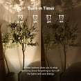 thumbnail image 4 of Brightown LED SpotLights - 4 Pack Uplighting Floor Can Lights with Remote and Timer, 3 Color Temperatures & Dimmable, 2 Lighting Modes for Wall Picture Painting Plants Indoor Accent Lighting, Black, 4 of 9