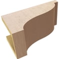 thumbnail image 6 of 6"W x 12"D x 6"H Wide Garner Rough Cedar Woodgrain TimberThane Corbel, Primed Tan, 6 of 6
