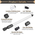 thumbnail image 5 of Uxcell #2 Anti Slip Phillips Screwdriver Bit PH2 1/4" Hex Shank 3.5" (90mm) Magnetic Cross Head Drill Bits Phosphate S2 Steel Industrial Screw Driver Tools, Black/White, 5 of 7