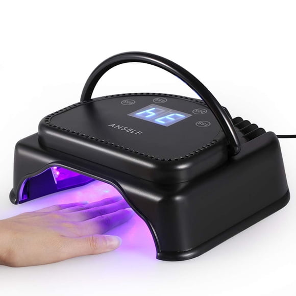 Lámpara LED para secador de uñas de gel Anself de 64 W, 23 x 22 x 8 cm, 110 a 240 V
