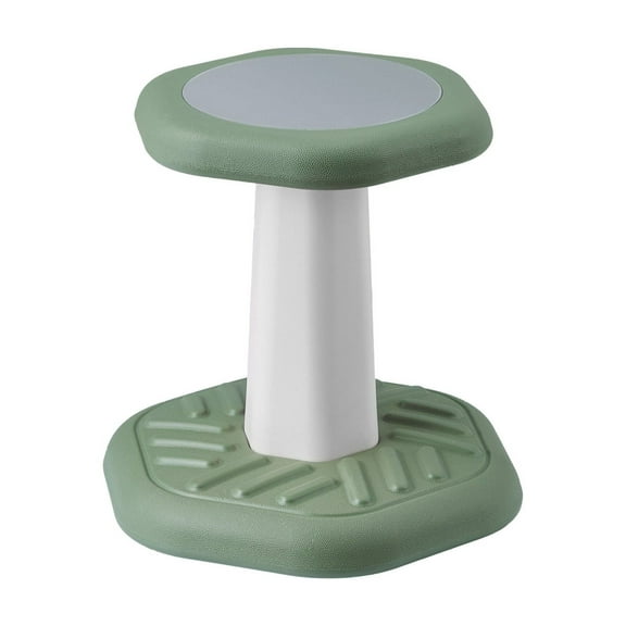 Kids Wobble Chair Active Stool - Improves Focus & Posture for Children Ages 3-7 - Preschool & Home Use - Green