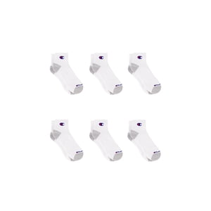 Champion Men's Ankle Socks, 6-Pack Half Terry Cushion