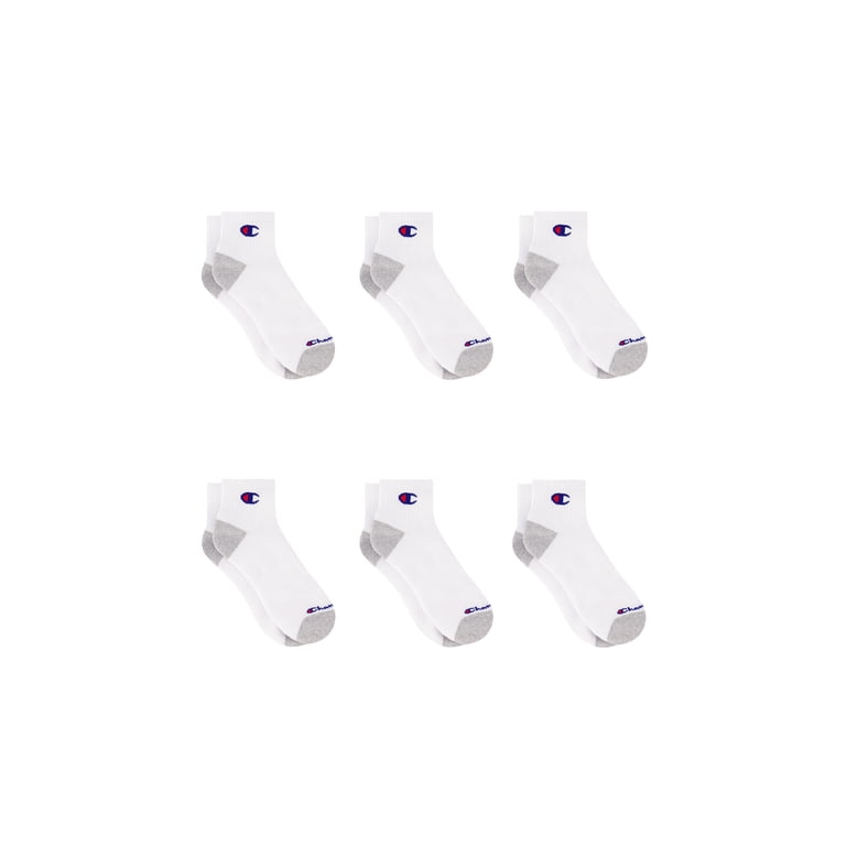 Champion Men's Ankle Socks, 6-Pack Half Terry Cushion photo 1