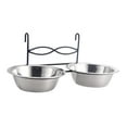 thumbnail image 7 of Travelwant Hanging Pet Bowl, Dog Crate Bowl Dog Kennel Bowl Non Spill Stainless Steel Food Water Bowls Bunny Feeder with Hook for, 7 of 7