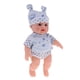 thumbnail image 1 of Modelo de muñeca que habla renacido de vinilo flexible de 30 sombrero de ropa azul Juguete de aprendizaje para niños Yotijar Muñecas Reborn Realistas, 1 of 8