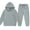 Gray, variant on eileial Boys' Sweatsuit - 2 Piece Performance Sweatshirt and Jogger Sweatpants - Active Set for Toddlers/Boys(Coffee,4-5 Years)